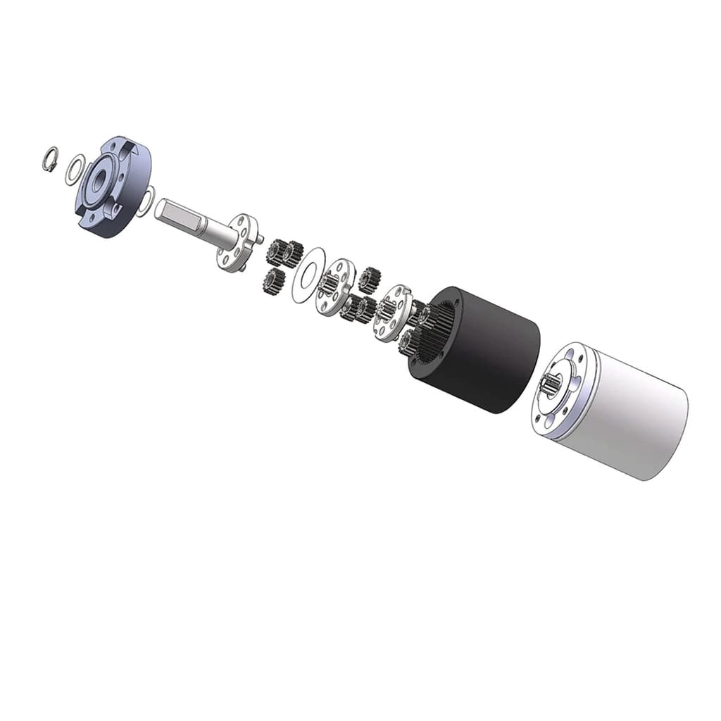 Compact planetary micro BLDC gear motor sample