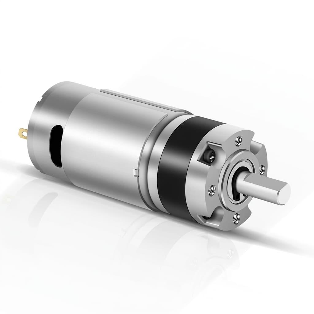 Micro planetary gear motor assembly representative sample